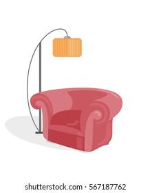 Armchair.  vector illustration