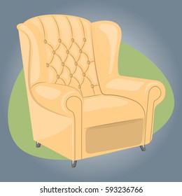 Armchair vector illustration