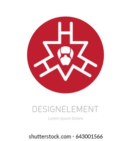 Armed forces badges, labels or logo. Vector