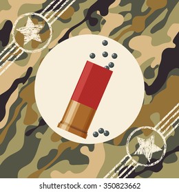 Armed forces concept  with military icons design, vector illustration 10 eps graphic.
