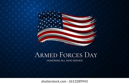 Armed Forces Day background design illustration