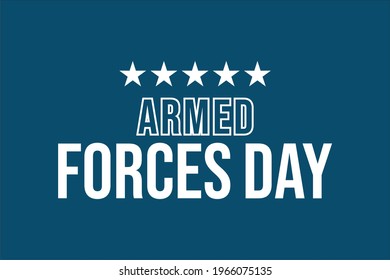 Armed Forces Day, Holiday concept. Template for background, banner, card, poster, t-shirt with text inscription