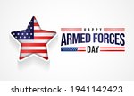 Armed forces day is observed in United States of America during May, it is a chance to show your support for the men and women who make up the Armed Forces community. Vector illustration.