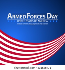 Armed forces day template poster design. Vector illustration of background for Armed forces day. Vector illustration of Celebration background for Armed Forces Day. Illustration of Armed forces day
