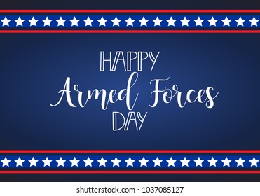 Armed forces day in USA. american holiday design vector illustration