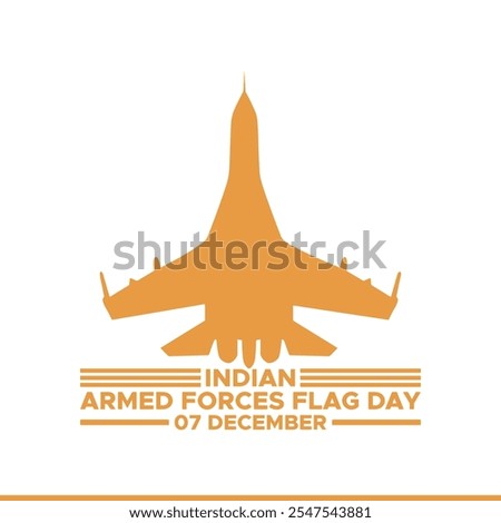 Armed Forces Flag Day of India Vector Illustration design, Indian Armed Forces Flag Day, 7 December