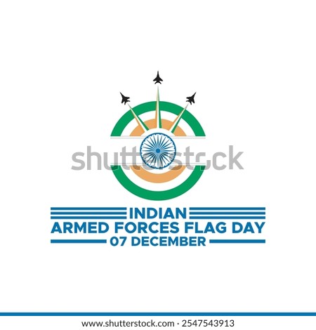 Armed Forces Flag Day of India Vector Illustration design, Indian Armed Forces Flag Day, 7 December