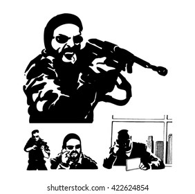 4,120 Terrorist silhouette Images, Stock Photos & Vectors | Shutterstock