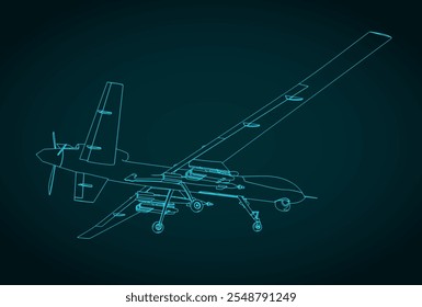 Armed multi-mission, long-endurance, remotely piloted aircraft blueprint