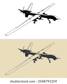 Bewaffnete, langlebige, ferngesteuerte Luftfahrzeuge mit mehreren Missionen