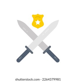 Armed Patrol icon in vector. Logotype