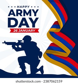 Armenia Army Day. The Day of Armenia illustration vector background. Vector eps 10