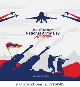 Armenia Army Day. The Day of Armenia illustration vector background