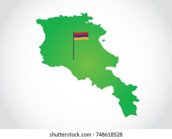 Armenia Capital Map Territory