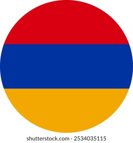 Armenia Circle Flag, Circle Flag of Armenia, Imágenes vectoriales