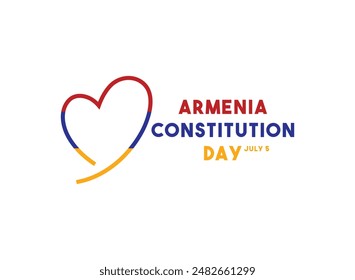 Armenia Constitution Day. July 5. Eps 10.