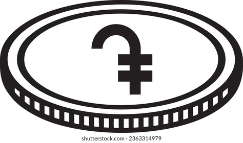 Armenia Currency black logo high quality files 