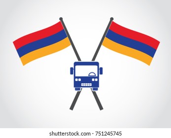 Armenia Emblem Bus