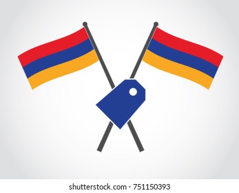 Armenia Emblem Label