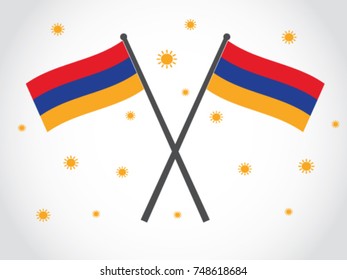 Armenia Emblem Sunny Temperature