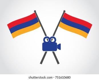 Armenia Emblem Video Camera