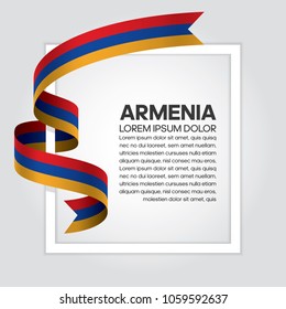 Armenia flag background