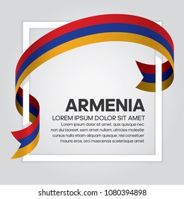 Armenia flag background