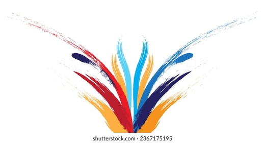 Armenia Flag with Brush Concept. Happy Armenia Independence Day. Flag of Armenia in Grunge Style