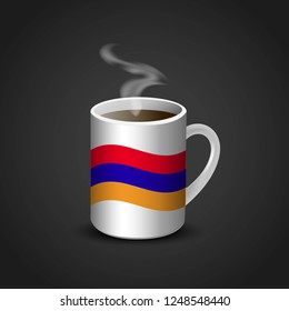 Armenia Flag Coffee Cup