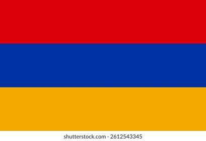 Armenia flag design. Armenia national flag Vector illustration. Armenia official color flag design.