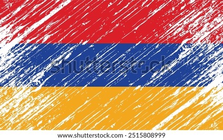 armenia flag grunge background texture vector design illustration