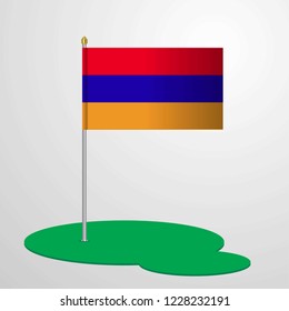 Armenia Flag Pole