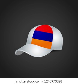 Armenia Flag Printed on Cap