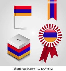 Armenia Flag Printed on Different Items