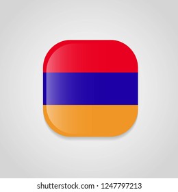 Armenia Flag Rounded corner