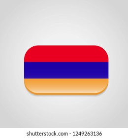 Armenia Flag Rounded corner