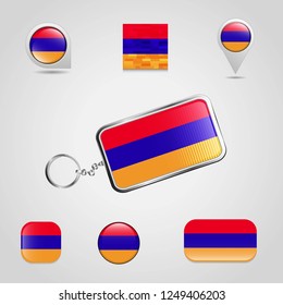 Armenia Flag Set