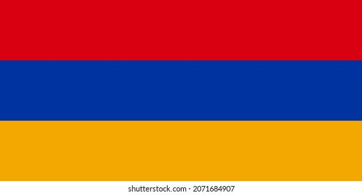 Armenia Flag Vector for Designer.