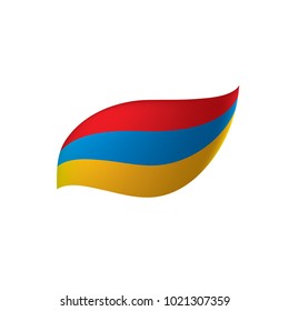 Armenia flag, vector illustration