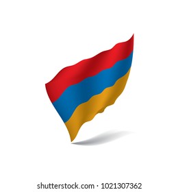 Armenia flag, vector illustration