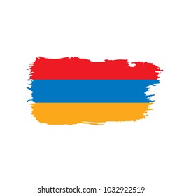 Armenia flag, vector illustration