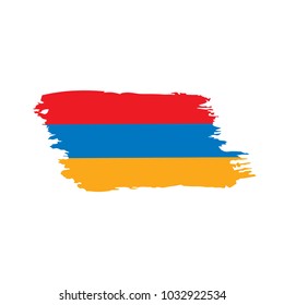 Armenia flag, vector illustration