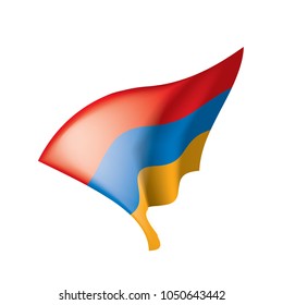 Armenia flag, vector illustration