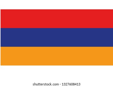 Armenia flag vector illustration

