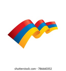 Armenia flag, vector illustration