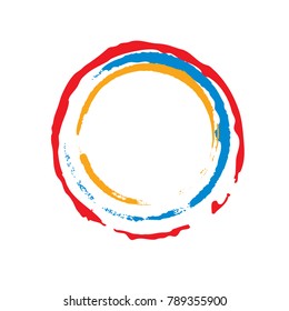 Armenia flag, vector illustration