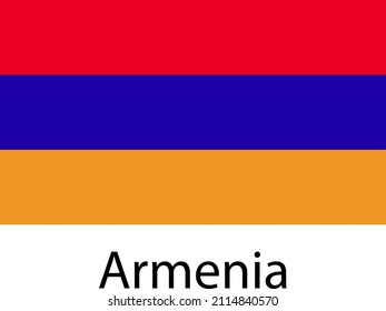 ARMENIA FLAG VECTOR FOR SOCIAL MEDIA AND PRINT MEDIA