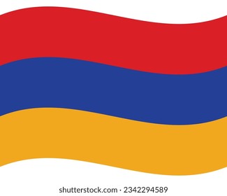 Armenia flag. Armenia flag wave. Flag of Armenia