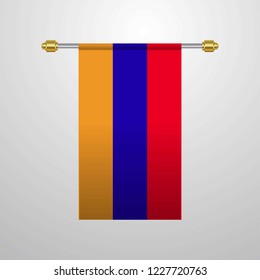 Armenia hanging Flag