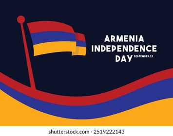 Día de la independencia de Armenia. 21 de septiembre. Eps 10.